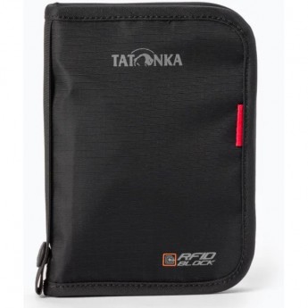 Компактный кошелек-чехол TATONKA TRAVEL ZIP M RFID для денег и документов, black