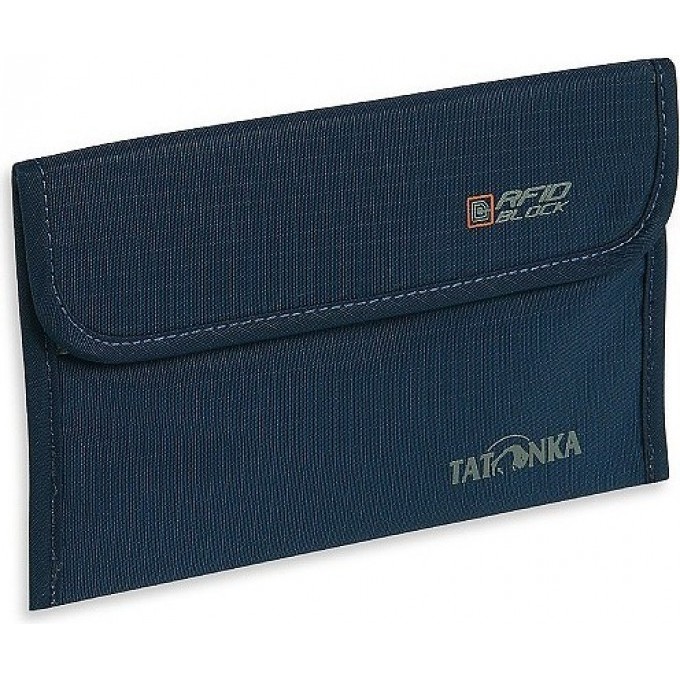 Кошелек-чехол для паспорта TATONKA TRAVEL FOLDER RFID с защитой RFID Block, navy 2956.004 - navy