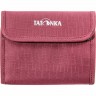 Кошелек TATONKA EURO WALLET BORDEAUX RED 2889.047