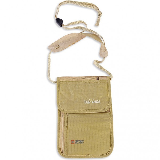 Кошелек TATONKA SKIN NECK POUCH RFID B NATURAL 2959.225