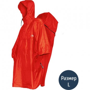 Плащ-накидка TATONKA PONCHO 2 M-L, red Плащ-накидка TATONKA PONCHO 2 M-L, red