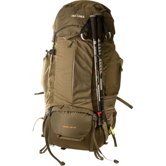 Туристический рюкзак для переноски тяжелых грузов TATONKA BISON 120+15 olive DI.6029.331